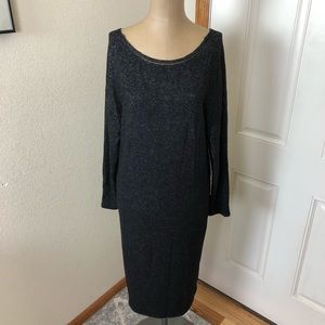 NWT Threads and States Black Soft Long Sleeve Dress